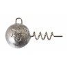 Cap de Jig Lucky John Corkscrew Round Ball Jig Head