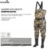 Waders Norfin cu Cizme - Rapid (camuflaj)