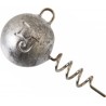 Cap de Jig Lucky John Corkscrew Round Ball Jig Head