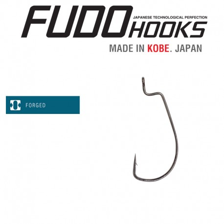 Carlige Fudo Offset 108R , Black Nickel