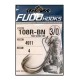 Carlige Fudo Offset 108R , Black Nickel