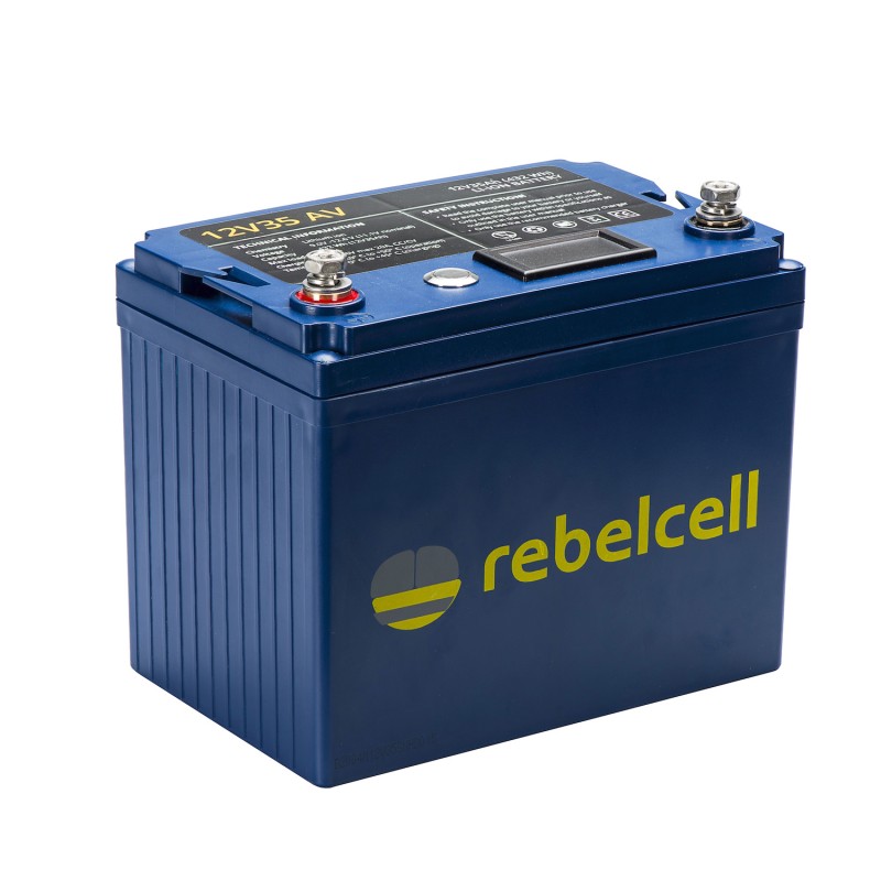 baterie acumulator li-ion rebelcell motoare electrice sonare barci 12V 35Ah