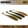 Keitech Easy Shiner, Shad, 7.5cm, 10buc/plic