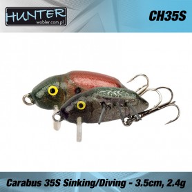CARABUS  3.5cm 2.4gr - SINKING - DIVING