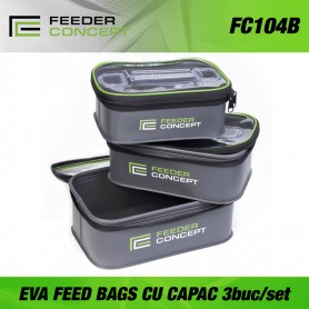 FEEDER CONCEPT CU CAPAC EVA FEED BAGS 3PCS. SET