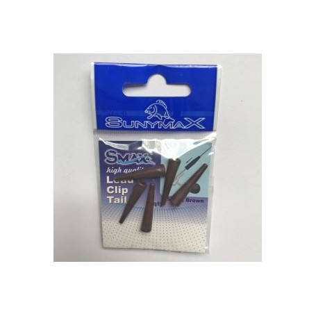 SMAX Clip Tail Rubber negru -  5buc/pac