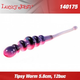 Lucky John Tipsy Worm 5.8 CM (12buc/borcan)