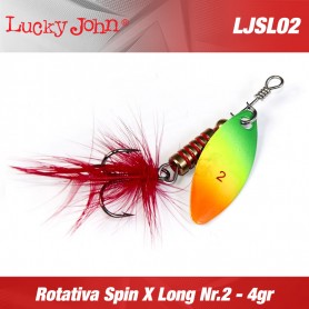 Rotativa Lucky John Spin X Long nr.2 - 4gr