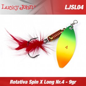 Rotativa Lucky John Spin X Long nr.4 - 9gr
