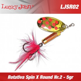 Rotativa Lucky John Spin X Round nr.2 - 5gr