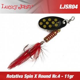 Rotativa Lucky John Spin X Round nr.4 - 11gr