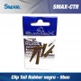 SMAX Clip Tail Rubber negru -  5buc/pac