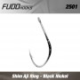 Carlige Fudo Shim Aji Ring , Black Nickel