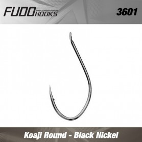 Carlige Fudo Koaji Round , Black  Nickel