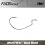 Carlige Fudo Offset FW-01 , Black Nickel