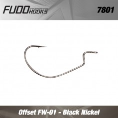 Carlige Fudo Offset FW-01 , Black Nickel