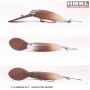 HMKL K-II Minnow 40ss & 2.7g - GRADATION BROWN