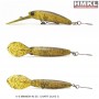 HMKL K-II MINNOW 40 SS - 2.7g - CHART OLIVE G