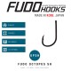 Carlige Fudo Octupus SH , Black Nickel