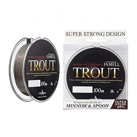 Fir Monofilament Yamatoyo Famell Trout 100m