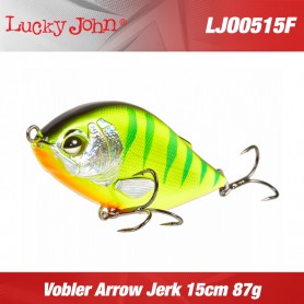 Vobler Stiuca, Arrow Jerk, 15cm/87g, Floating, Lucky John