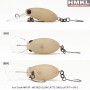 HMKL INCH CRANK MR 25MM - 1.8g - MS RED GLOW LATTE