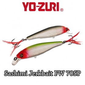 Yo-Zuri Sashimi Jerkbait FW 7CM/6GR - Suspending