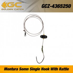Catfish Rig Golden Catch Single Hook With Rattle