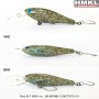 HMKL Shad 45 F -2.7g -Trout AREA - MS BROWN G