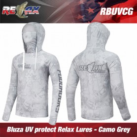 Bluza UV Relax Lures Camo Grey