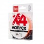 Fir textil Lucky John  VANREX X4 BRAID Fluo Orange 125m