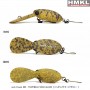 HMKL Inch Crank 2.5cm/1.8G DR Floating
