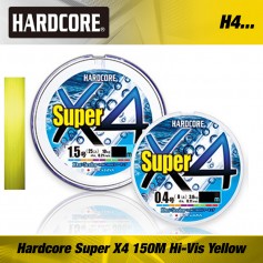 HARDCORE SUPER X4 150m Hi-Vis Yellow