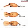 HMKL INCH CRANK MR 25mm - 1.6g - DANBALLER G