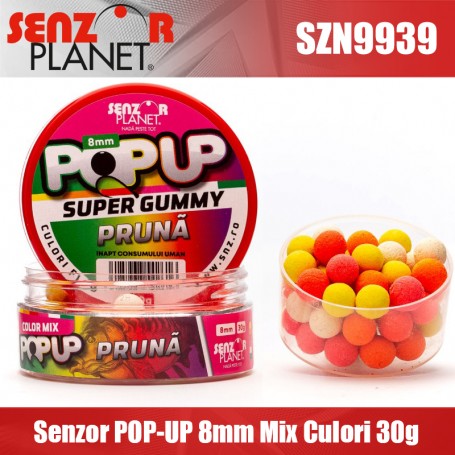 Senzor POP-UP 8mm USTUROI (MIX CULORI) 30g