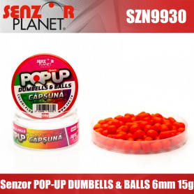Senzor POP-UP DUMBELLS & BALLS ANANAS (GALBEN) 6mm 15g