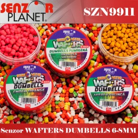 Senzor WAFTERS DUMBELLS PENTRU BANDA ANANAS (MIX GALBEN & PORTOCALIU) 4-5mm 15g