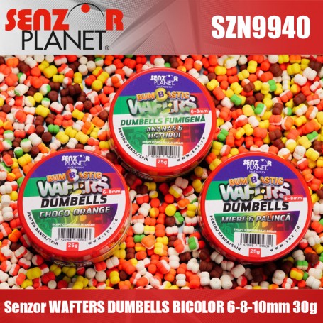 Senzor WAFTERS DUMBELLS 6-8-10mm KRILL (ROZ) 30g