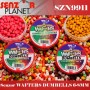 Senzor WAFTERS DUMBELLS BUMBASTIC PENTRU BANDA CAPSUNA & USTUROI (GALBEN-PORTOCALIU) 6-8mm 25g
