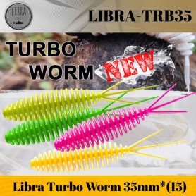 LIBRA TURBO WORM MINI 35mm, 0.34g, 15 buc