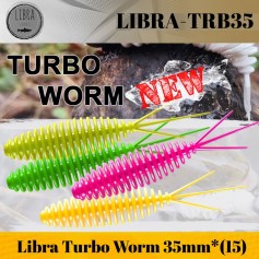 LIBRA TURBO WORM MINI 35mm, 0.34g, 15 buc