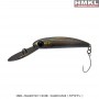 Vobler HMKL Minnow Zagger 50 F1 Bone 1.5gr