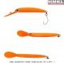 Vobler HMKL Minnow Zagger 50 F1 Bone 1.5gr