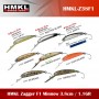 Vobler HMKL Zagger 38F1 Minnow 1.1gr