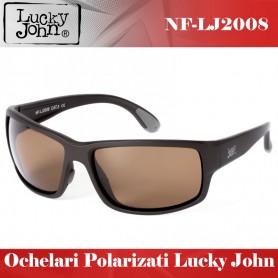 Ochelari Polarizati Flotanti Lucky John NF-LJ2008 cu Lentile Maro